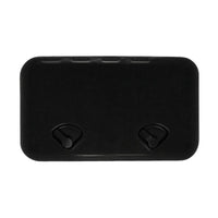 Slimline Marine Deck Cover ABS Plastic Deck Hatch Cover Textured Rectangle Hatch Lid