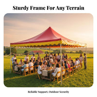 Sloped Roof Parking Tent Foldable Event Canopy Windproof Portable Shelter Waterproof Heavy Duty for Market Vendors Car Owners Outdoor Events Patio Park Suitable for Gift Giving Home Decoration