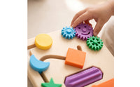 Busy Board Travel Busy Board with Gears Portable Educational Toy for Little Ones, Little Ones