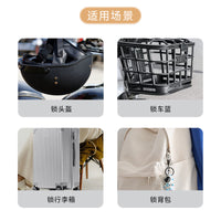 智能指纹挂锁户外行李箱指纹锁不锈钢门橱柜挂锁财务背包指纹挂锁