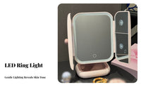 Lighted Seashell Mirror Shell Design individual Care Item light-emitting diode Light for Teenagers