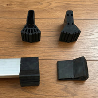 Ladder Foot Sleeve Molded Ladder Leg Protector Textured Hardware for Homeowners, Handymen, Home Maintenance, Workshop