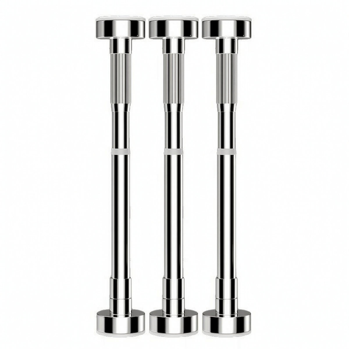 3 Pieces No-Drill Undermount Sink Support Rod Heavy-Duty Telescopic Support Rod Rust-Proof Hardware Stable for Bathroom