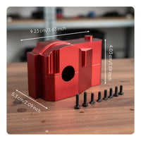 Center Motor Gearbox Cover High Strength Metal Gearbox Cover Aluminum Transmission Case for Rough Terrain