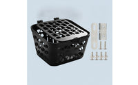 Front Bike Basket Molded Cycle Basket with Lid Long-Lasting for Commuting