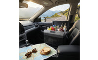 12V 24V Car Refrigerator with Warmer Dual-functionFunction Portable Refrigerator with Handle Compact Electric Cooler with Handle Thermoelectric for Camping