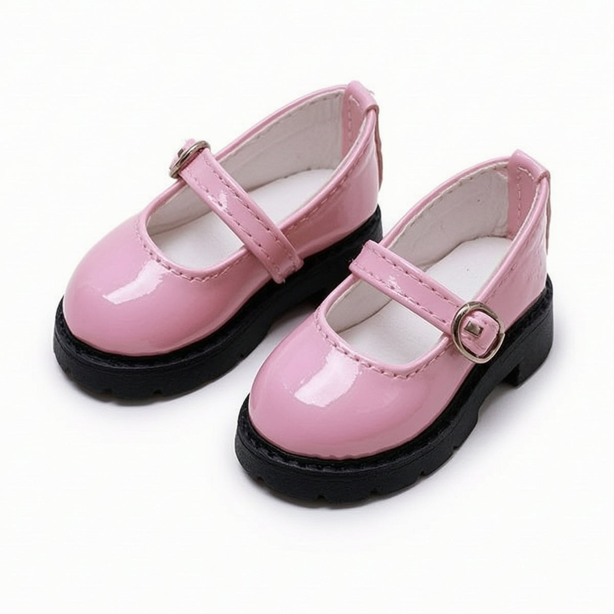 Doll Mary Janes with Buckle Glossy Footwear Easy to Wear