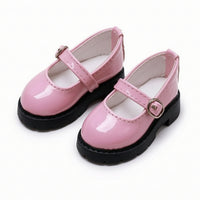 Doll Mary Janes with Buckle Glossy Footwear Easy to Wear