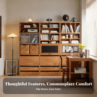 C-Shaped Rolling Cabinet Multi-Functional Side Table With Storage for Homeowners
