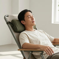 Folding Chair Headrest Pillow Sponge-Filled Cylindrical Chair Cushion Soft