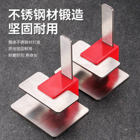 Adjustable Stainless Steel Cabinet Door Installation Helper with Scale
