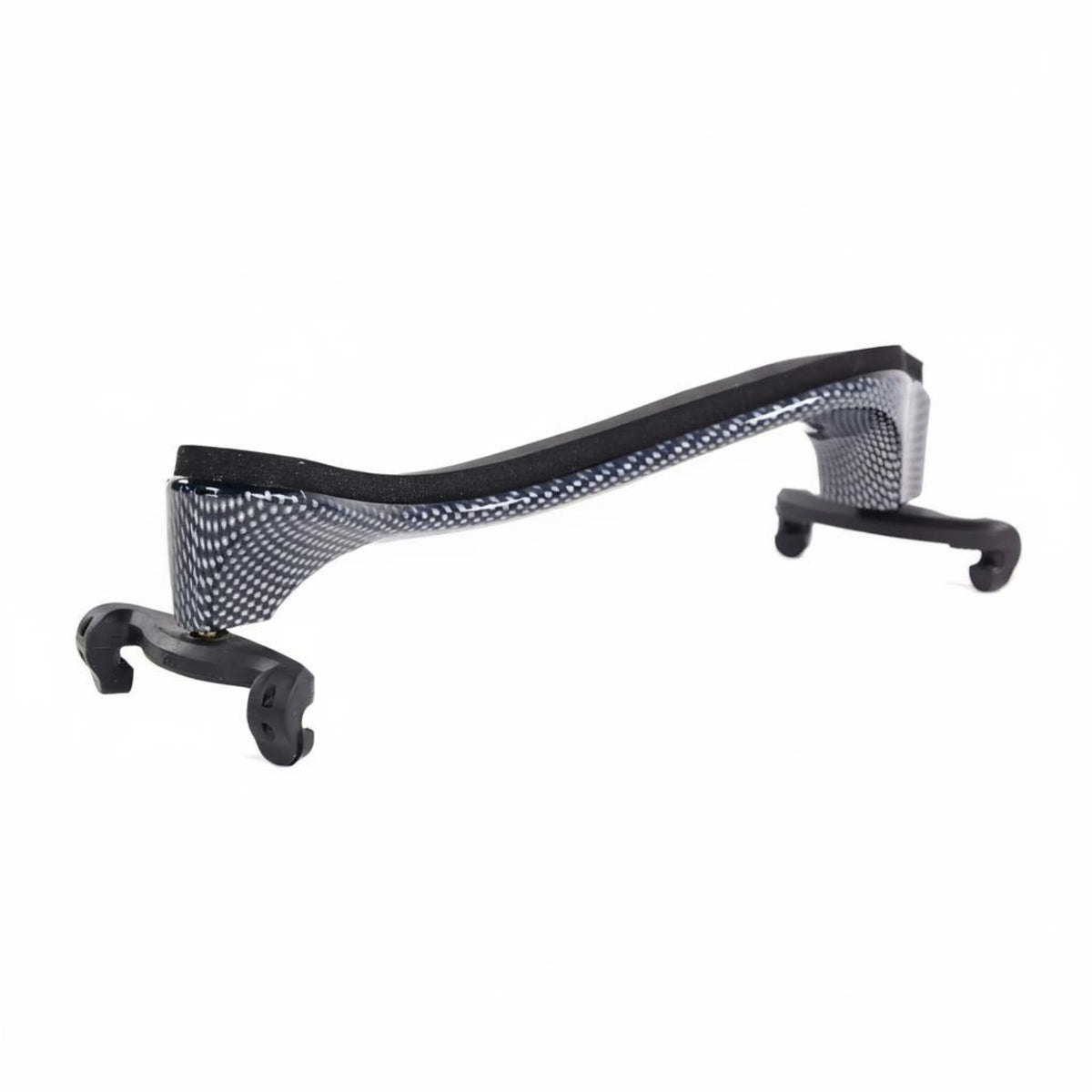 Violin Shoulder Rest Rubber Feet Adjustable Violin Shoulder Rest Carbon-Fiber Style String Instrument Accessory