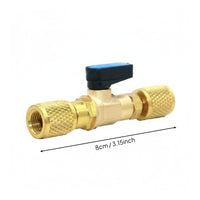 Spherical Flow Connector Quarter Turn Heating and Cooling Accessory