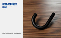 Universal Umbrella Handle Replacement, Curved or Straight Grip, Fits 14mm/10mm/8mm Shafts, Sports Umbrella Accessory