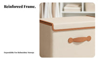 foldable Framed Box Large Capacity Household Storage Stackable for Dorm Room