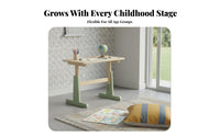 Ergonomic Student Desk and Chair Height Adjustable children's Furniture for Home