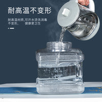 15L PC Transparent Square Water Bucket for Tea and Home Use