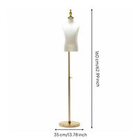 Child Mannequin clothCovered Mannequin with Metal Base Stable Manikin for Tailors