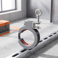 Anti-Drop Pulley with Clamp Bracket Adjustable Cable Guide Pulley Industrial Smooth-Rolling for Installers