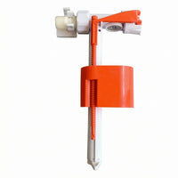 Wall-Mounted Toilet Cistern Fill Valve White Plastic Concealed Cistern Valve