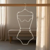 Shatterproof Single-Piece Swimsuit Display Hanger Long-Lasting PP Material Body Form Hanger Flexible Hollow Back Display Form White Finish for Retailers