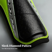 Ventilated Impact-Absorbing Shin Guards Breathable EVA Cushioning Soccer Shin Guards Long-Lasting Shielding Sports Gear