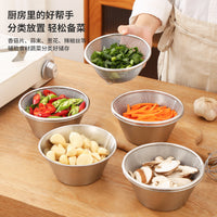 网红款迷你304不锈钢淘洗米盆过滤果篮沥水篮备餐料理洗菜盆碗盆