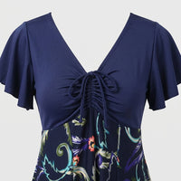 Swimsuits for Women, Modest Short Sleeve for Mature Plus Size Conservative Swimwear with Control, Split Design for Water Aerobics & Pool Wear