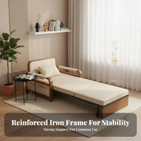 Foldable Pull-extendable Sofa Bed expandableableable transformable Couch Multi-Functional Living Room Furniture 2-in-1 Design for Apartment Dwellers, homeowners, Students, Small areas, Office