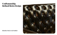 traditional Retro Retro design Two-Seater Banquette Set Complete Table and Chair Combination Cafe Booth Tufted Backrest Restaurant Seating for Business Owners, Bar Managers, Coffee Shops, pubs, Restaurants, eaterys