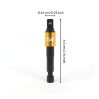 To Socket Adapter Long-Lasting Hex Shank Adapter Secure for Mechanics