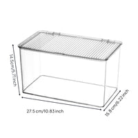3 Pieces Acrylic Organizer Box Easy to Pristine & Transparent Storage Container
