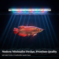 Submersible Aquarium Light Energy Saving Color Intensifying Aquarium Light 240° Wide Angle for Arowana Keepers, Carp Species Owners