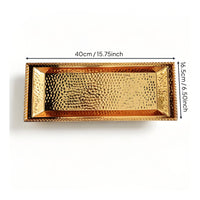 Rectangular Cake Tray Luxury Design Pastry Platter Wedding Decor