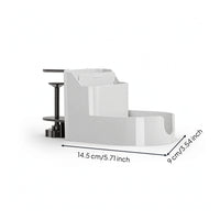 Desk-Side Organizer with Cup Holder Compact Clamp-on Desk Organizer Long-Lasting