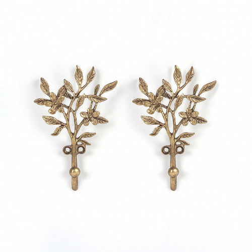 Wall Hook with Branch Motif Antique Gold Tree Branch Wall Hook Compact