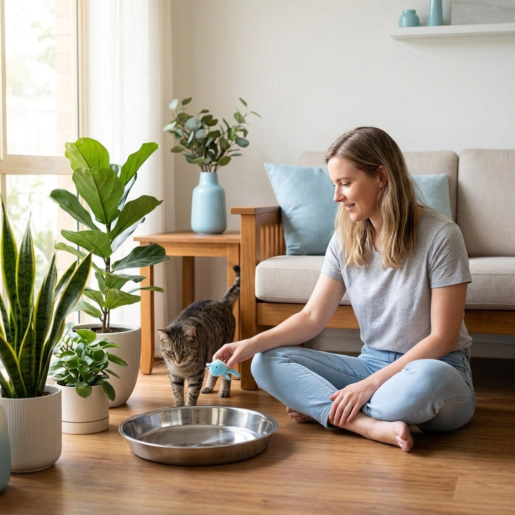 Cat Cooling Bed Aluminum Basin or Stainless Steel Pet Nest for Summer Heat Relief, All Seasons Universal