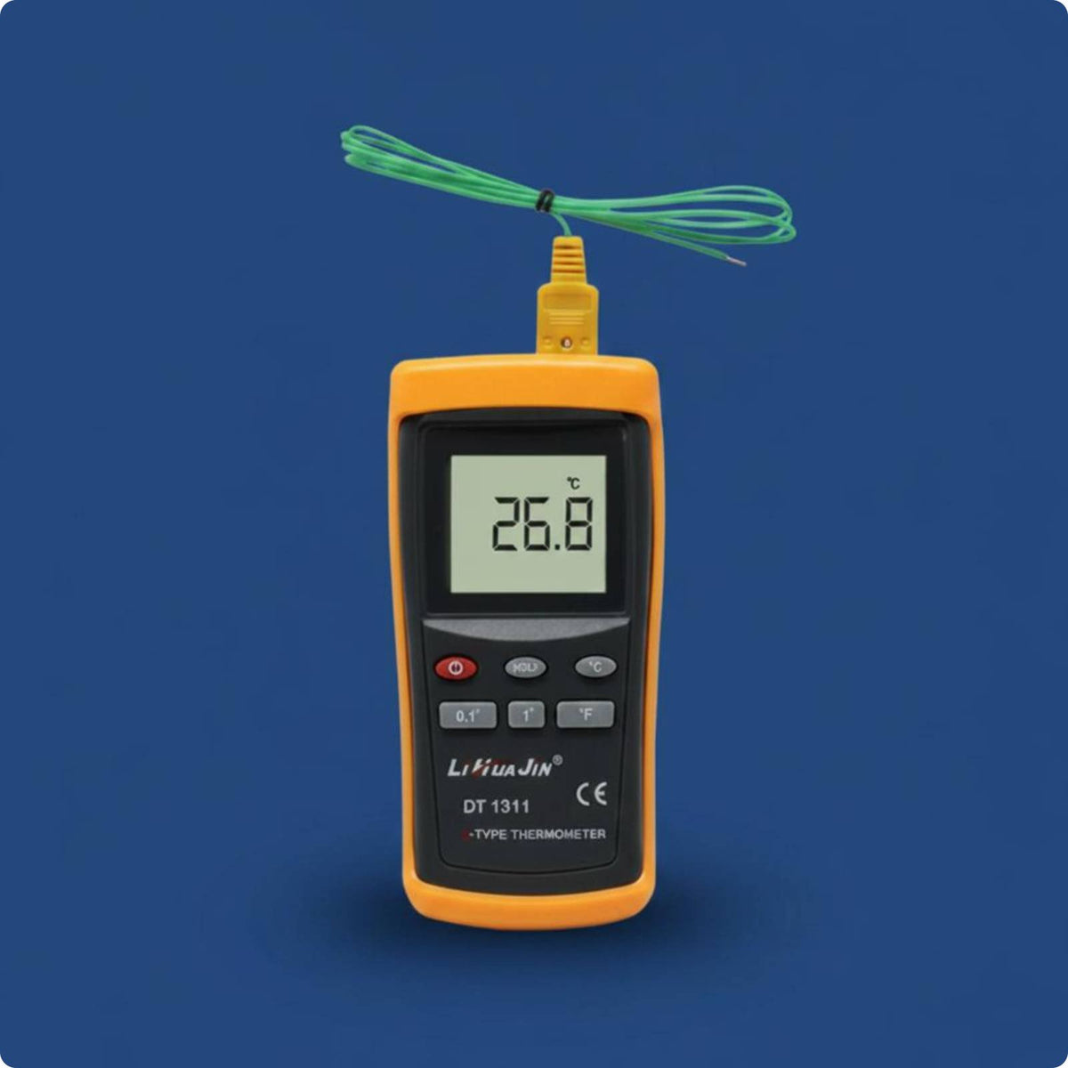 K-Type Thermocouple Thermometer Industrial Grade Handheld Temperature Meter