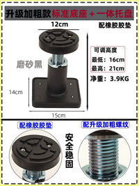 大小剪式举升机增高脚加高腿汽车垫高块升高架四方托盘胶墩圆胶垫 加大底座+一体双节托盘（轮胎线胶垫）