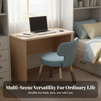 Armless rotating Chair Support Armless Upholstered Caster Chair for Adults