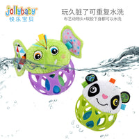 Jollybaby Plush Animal Sensory Ball for Baby Cognitive Development