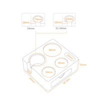 Coffee Professional Tool Storage Base Multi-Functional Espresso Tamping Block