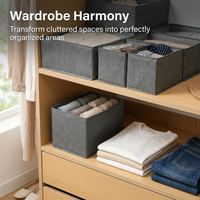 Foldable Storage Boxes Lids, Foldable Storage Boxes for Wardrobe, Storage Boxes for Closet Organization