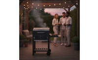 Char Grill with Side Shelf Outdoor Char Grill with Wheels for Home Cooks, Backyard, Patio, Cookouts