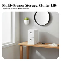 Desktop Drawer Organizer Long-Lasting Small Drawer Cabinet Non-Slip for Women