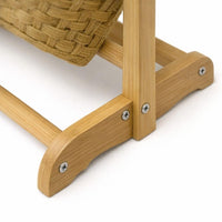 Baskets with Wooden, Storage Organiser for Home Decluttering, Tiered Storage Shelf for Apartment, En - Image 9