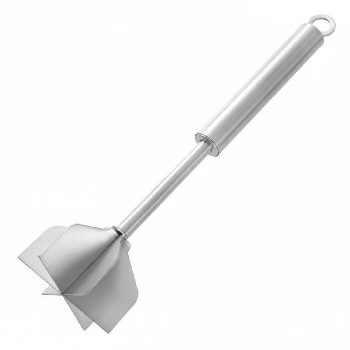 6 Blades Meat Heavy-Duty Chopper Duty Potato Masher Ergonomic Grip Food Prep Tool
