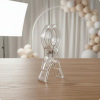 20 Pieces Balloon Arch Clip Reusable Clear Balloon Clip Heavy Duty