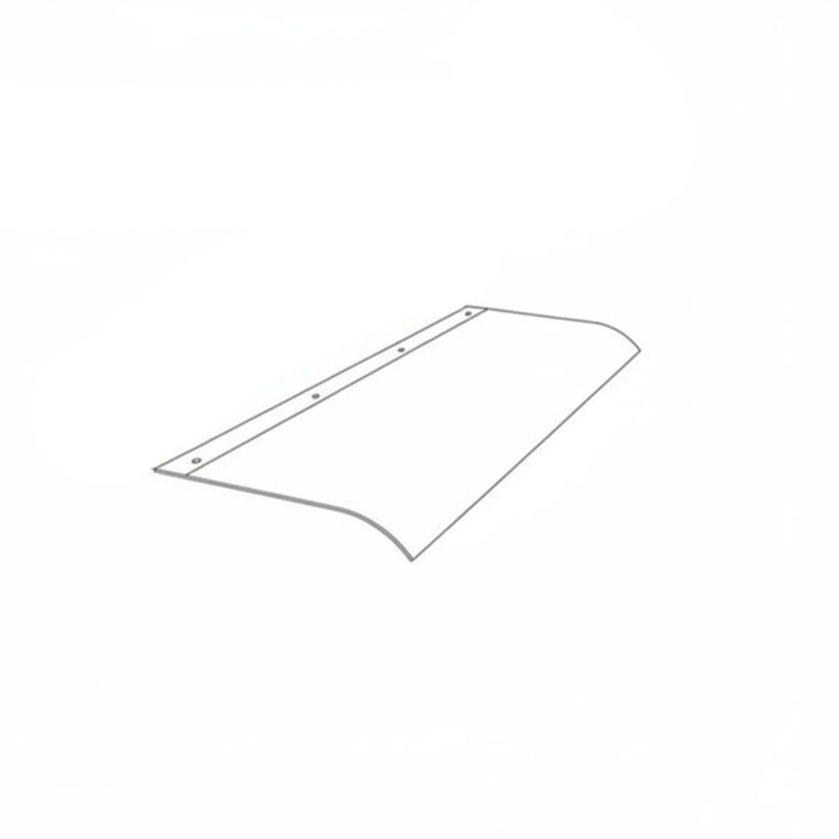 High Clarity Invisible Awning Silent Bracketless Rain Shelter Weatherproof Frameless Door Cover Heavy Duty for Balcony, Patio