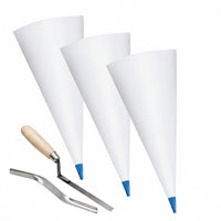 5 Pieces Grouting Tool Kit PVC Material Tile Joint Filling Kit Reusable Tile Grout Bags for Tiling Projects, Home Renovation, Flooring